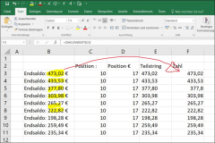 Excel: Determine a substring from text with Formulas