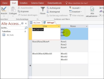 Access: Link texts with line breaks in Queries