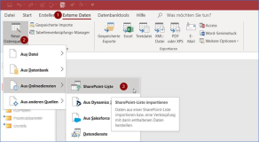 Include SharePoint Lists in MS Access